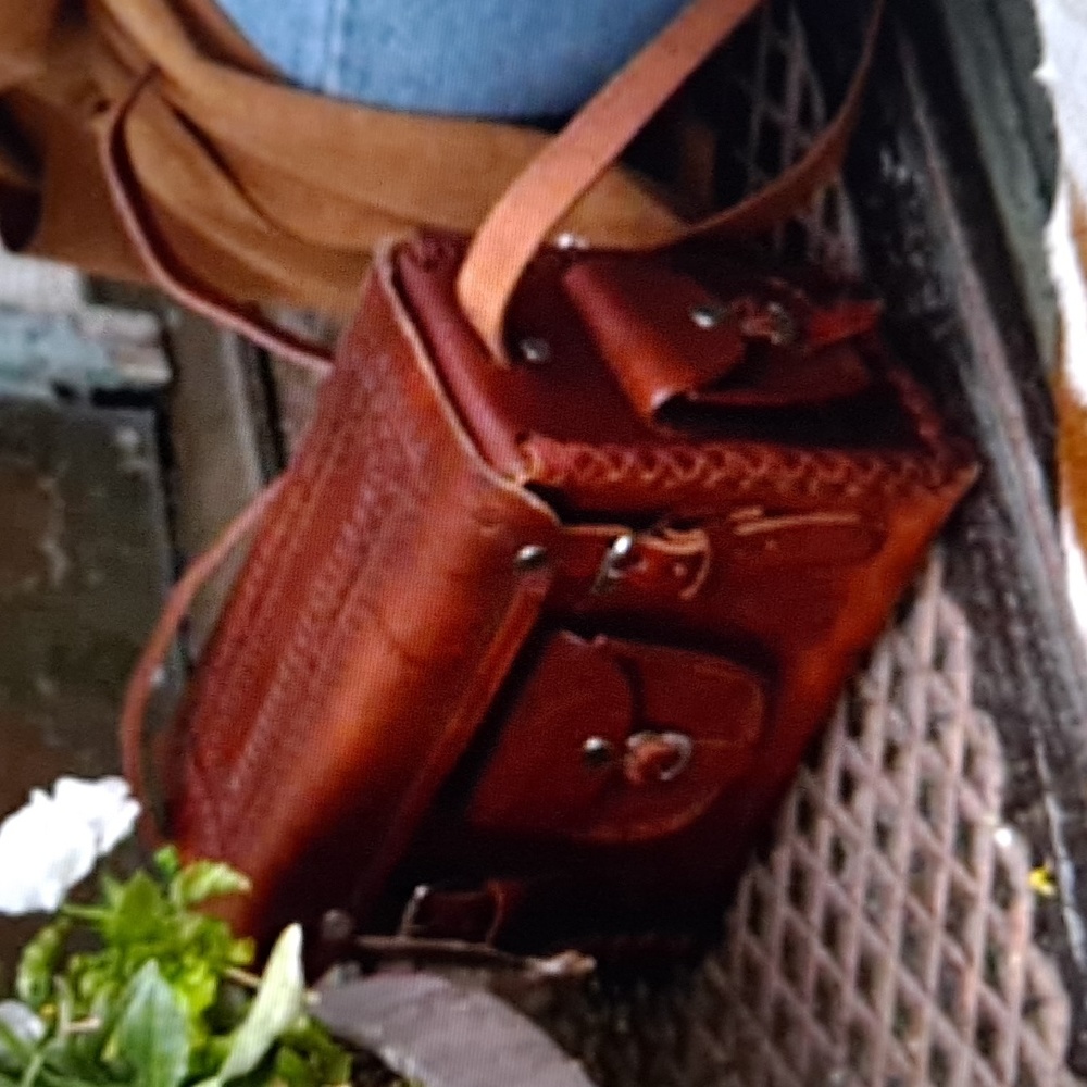 Genuine Mexican Leather Satchel Purse
